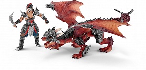 Набор фигурок - Воин с драконом (Schleich, 70128k)